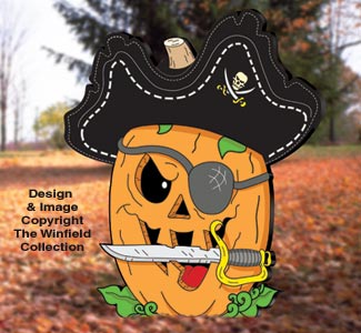 Pirate Jack-O-Lantern #2 Pattern - The Winfield Collection