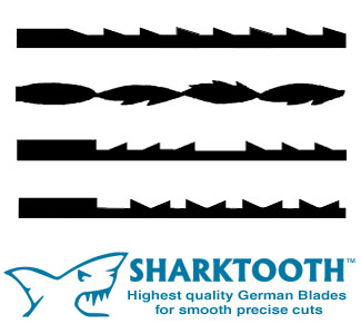 SHARKTOOTH /OLSONScroll Saw Blade Variety Pack, SHARKTOOTH Plain End Blades:  The Winfield Collection