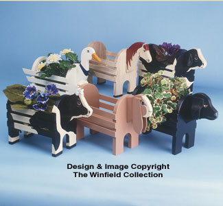 Animal Planter Collection Patterns , Planter Woodworking Plans: The  Winfield Collection